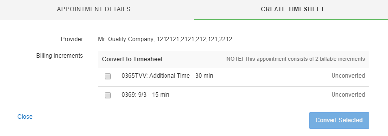 How To: Convert an Appointment with Multiple Codes